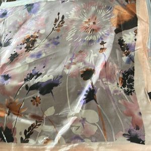 New beautiful scarf 27.6” x 27.6” brand new, never worn or used